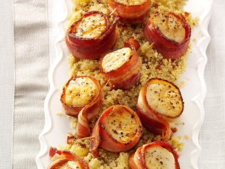 Air-Fryer Bacon-Wrapped Scallops