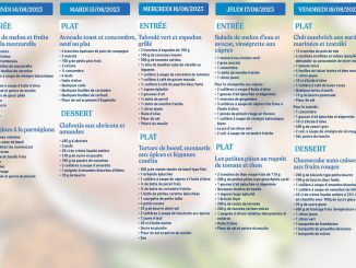 Tous en cuisine : menu et ingrédients du 14 au 18 août