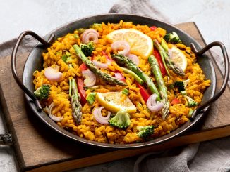 Paella vegana