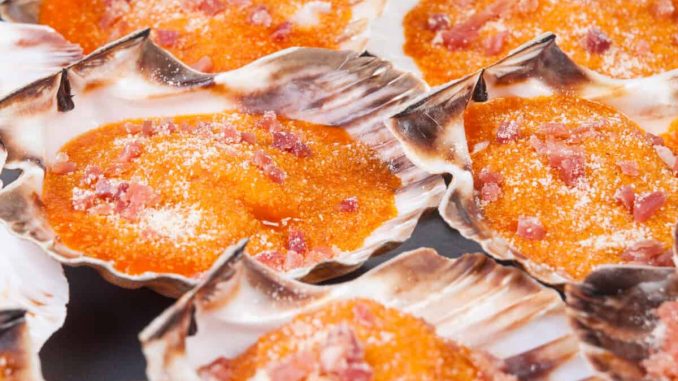 Vieiras a la gallega