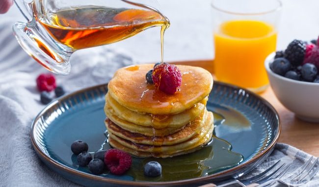 Pancake allo sciroppo d'acero
