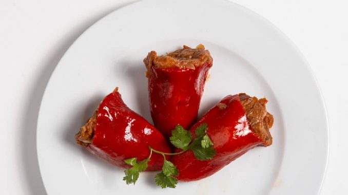 pimientos de piquillo rellenos de carne