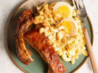 Deviled Egg Macaroni Salad