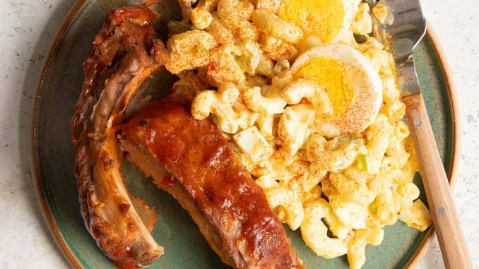 Deviled Egg Macaroni Salad