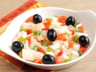 Esqueixada de bacalao, receta española