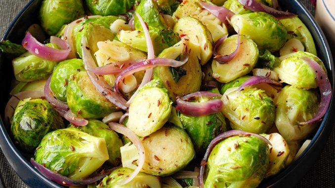Caraway Brussels Sprouts