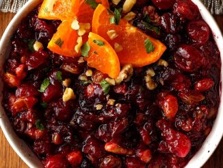 Orange-Maple Cranberry Sauce