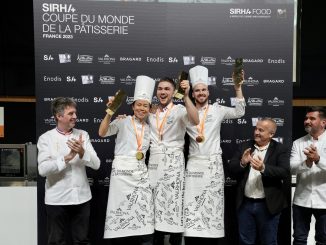Haruka Atsuji, Jérémy Massing, et Mickaël Guyader remportent la sélection France de la Coupe du Monde de la Pâtisserie