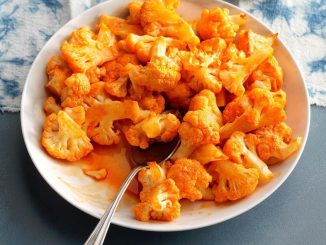Air-Fryer Buffalo Cauliflower