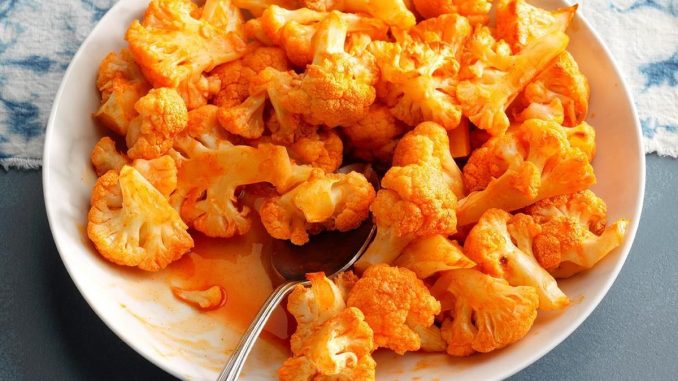 Air-Fryer Buffalo Cauliflower