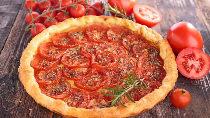 La tarte à la tomate express de Juan Arbelaez