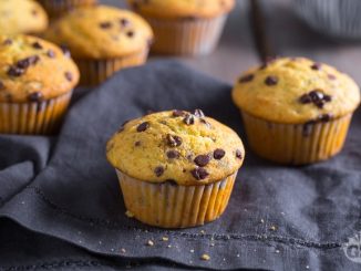 Muffin con gocce di cioccolato