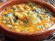 potaje de vigilia de garbanzos con bacalao