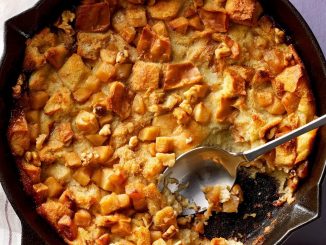 Apple-Walnut Bread Pudding