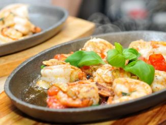 plato de gambas al pil pil