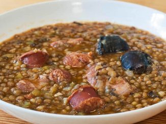 receta de lentejas con chorizo