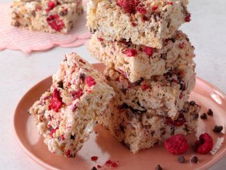 Chocolate-Raspberry Rice Krispies Treats