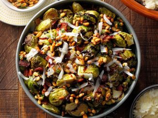 Roasted Balsamic Brussels Sprouts with Bacon