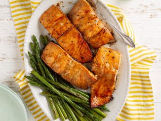Bourbon-Glazed Salmon