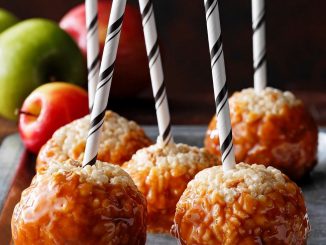 Caramel Apple Rice Krispies Treats