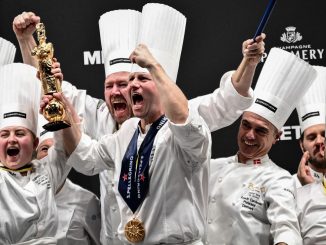 Gastronomie : le Danemark succède à la France et remporte le Bocuse d'Or 2023
Défendant son titre, la France, représentée par Naïs Pirollet, 25 ans et seule cheffe femme candidate, a terminé 5e.