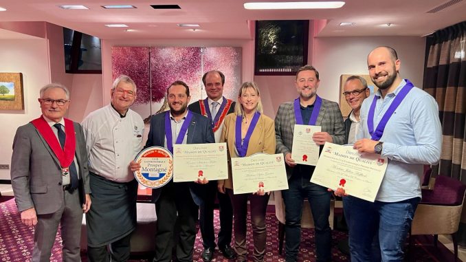 4 nouvelles intronisations dans le club Prosper Montagné Alsace