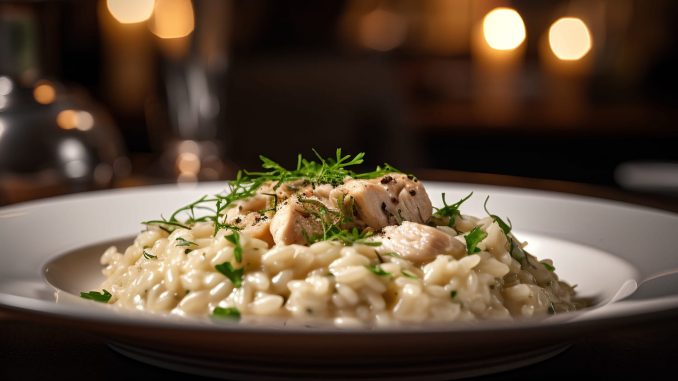 Risotto aux châtaignes et volaille sautée : la recette de Cyril Lignac pour un repas de Noël original