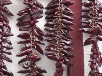 Pyrénées-Atlantiques : Espelette se prépare à accueillir la fête du piment
L'atelier du piment est en effervescence à Espelette (Pyrénées-Atlantiques), avant la fête du piment qui aura lieu les samedi 28 et dimanche 29 octobre. Il faut préparer les cordes de piment, qui comptent chacune 21 fruits.
