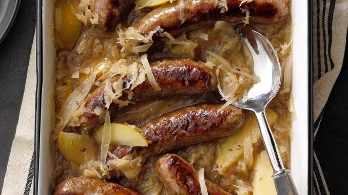 Slow-Cooker German Bratwurst
