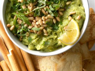 Pine Nut and Basil Guacamole