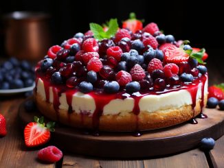 Cheesecake marbré aux fruits de Cyril Lignac - le dessert à préparer la veille de Noël