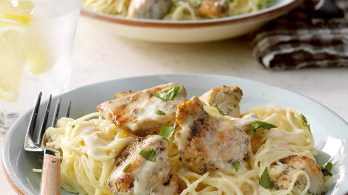 Chicken Chiles Rellenos Alfredo