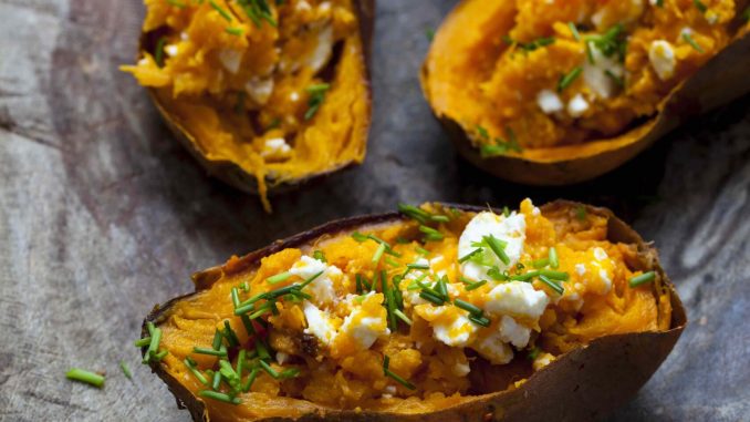 Recette Patates douces farcies