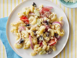 Grecian-Inspired Macaroni Salad