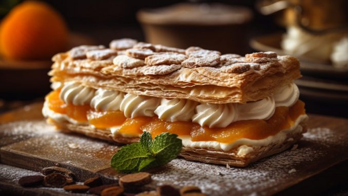 Pour les fêtes, essayez le mille-feuille aux pommes et caramel au beurre salé de Cyril Lignac