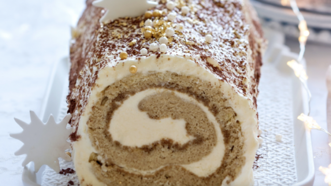 Recette de Noel Bûche façon tiramisu