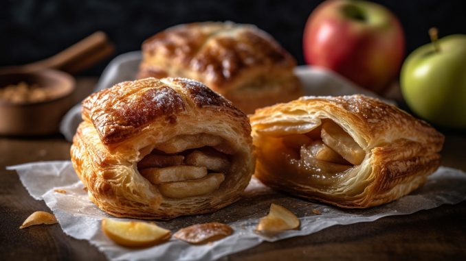 Chausson de Noël compotée pommes poires - la recette de Cyril Lignac pour un goûter de fêtes