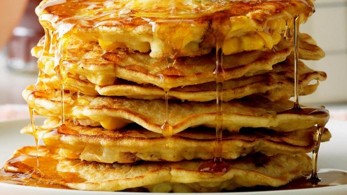 Bacon Corn Pancakes
