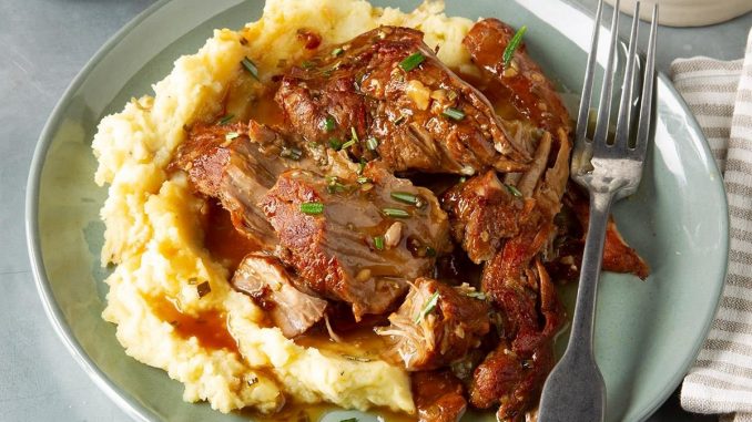 Pressure-Cooker Balsamic Pork Tenderloin