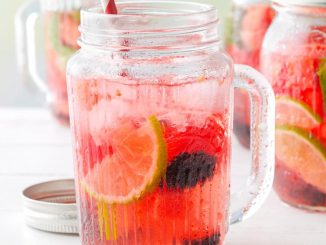 Watermelon and Blackberry Sangria