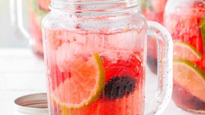 Watermelon and Blackberry Sangria