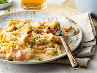 Cheesy Chicken Spaghetti
