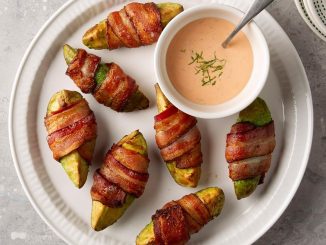 Bacon-Wrapped Avocado Wedges