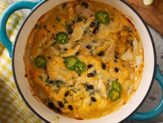 Dutch Oven Enchiladas