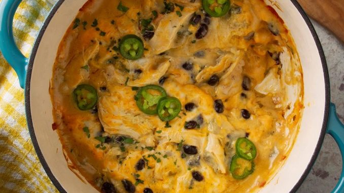 Dutch Oven Enchiladas