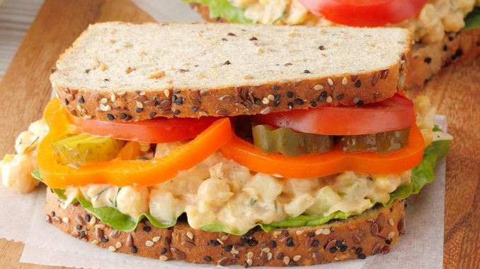 Dilly Chickpea Salad Sandwiches