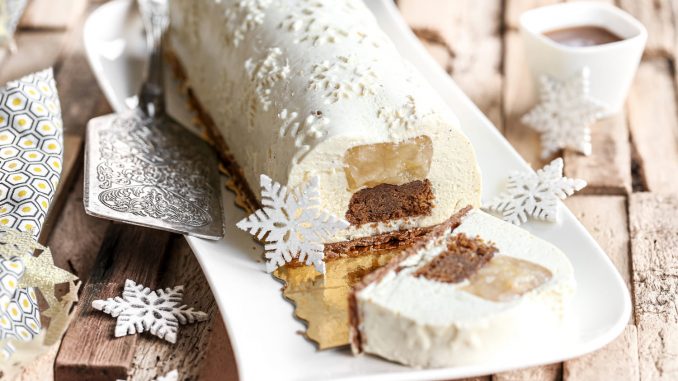 Comment réaliser une bûche de Noël avec insert ?