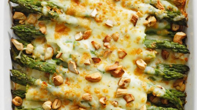 Cheesy Baked Asparagus