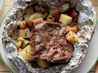 Steak and Potato Foil Packs
