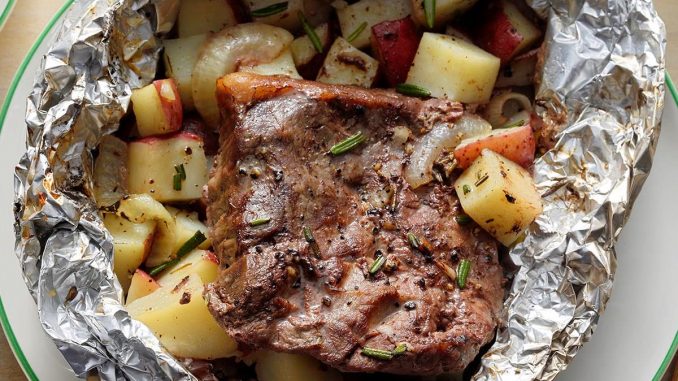 Steak and Potato Foil Packs